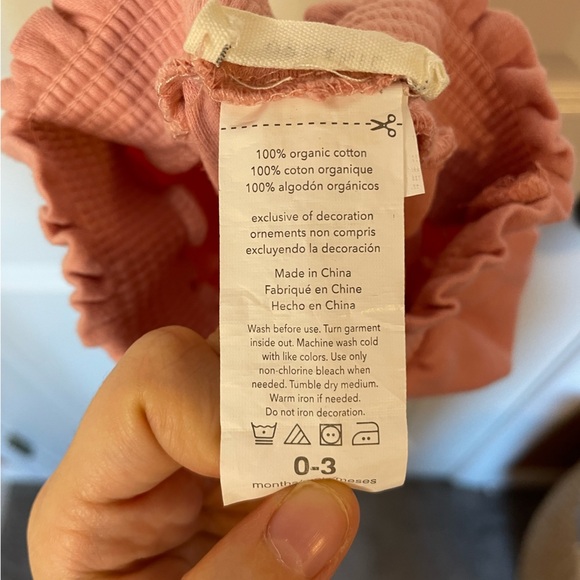 Rabbit + Bear Pink Ruffle Pants 0-3M - Picture 5 of 5